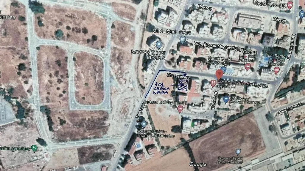 Apartment 301 Carisa Napa - Holiday Flats Larnaca Cyprus